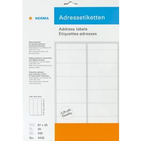 HERMA Adress-Etiketten, A4