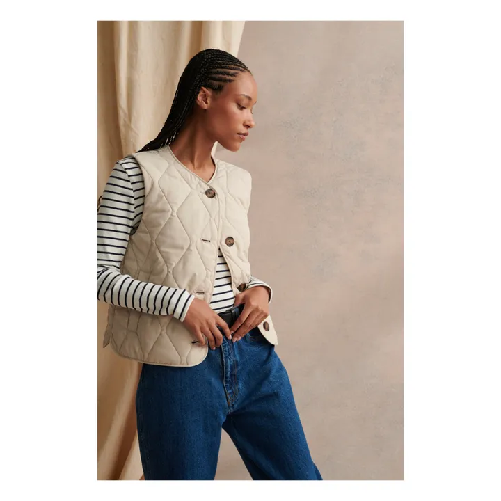 Barbour Veste Sans Manches Kelley | Ecru