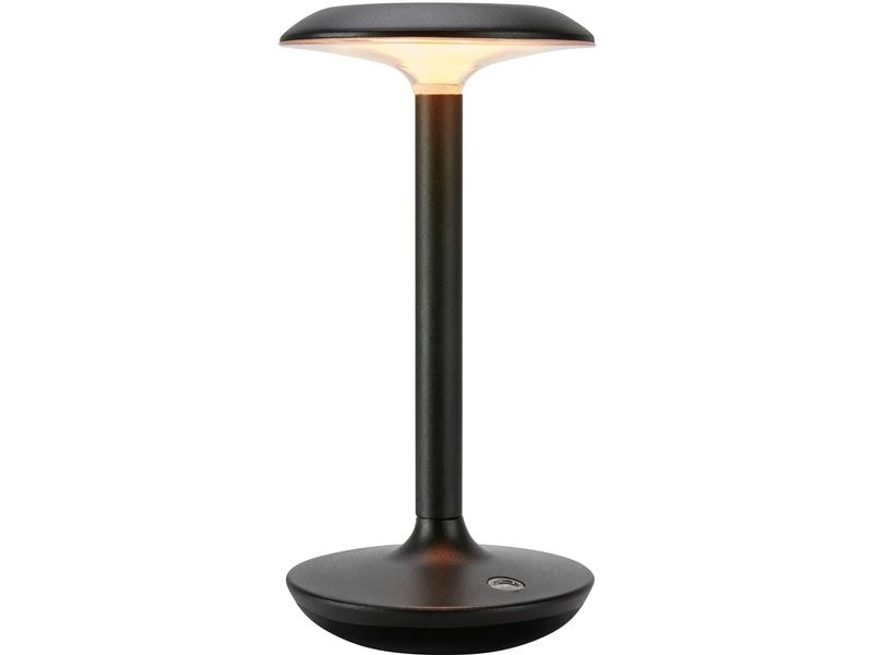 Markslöjd Akku-Tischleuchte Petit IP44 - Schwarz USB-ladbare Tischlampe