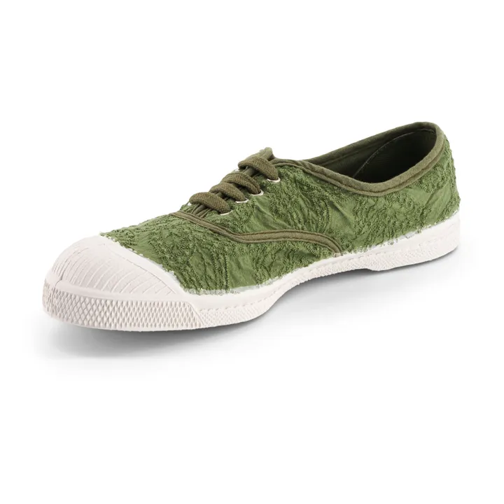 Bensimon Tennis Broderie Anglaise | Khaki