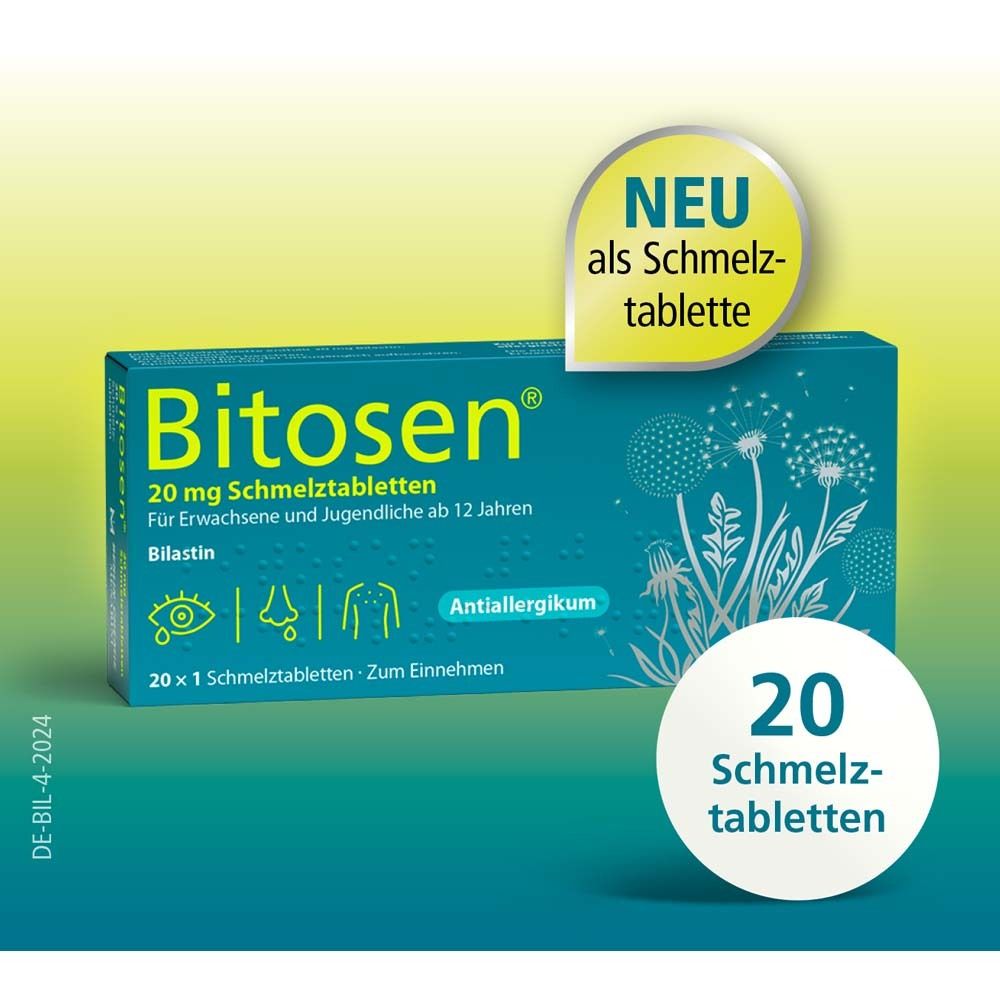Bitosen® 20 mg Schmelztabletten