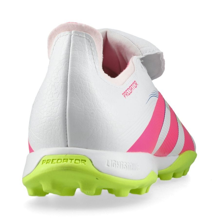 adidas Predator League Fold-over Tongue TF Celestial Victory - Blanc/Lucid Pink/Lucid Lemon