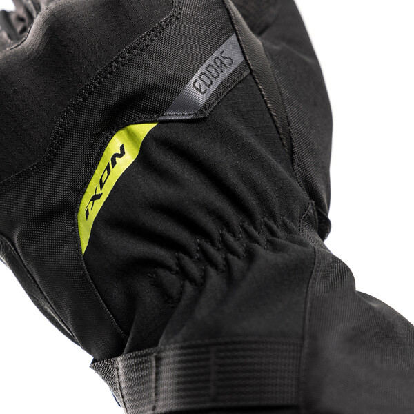 Ixon - Gants Pro Eddas Noir / Jaune fluo