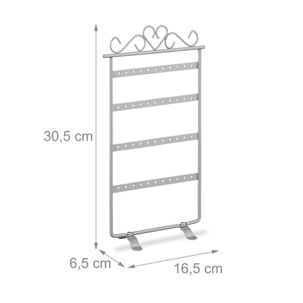 Holder for øredobber hjerte