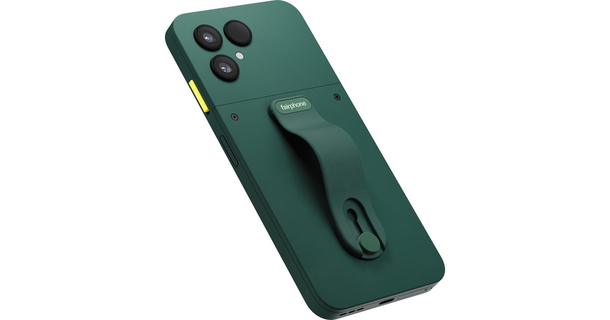 Fairphone(Gen. 6) Vingerlus smartphonehouder  (Groen)