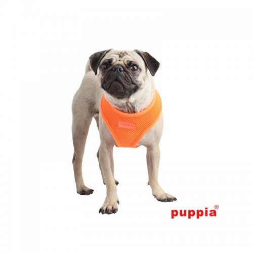 Coleira para cães Puppia Neon Soft laranja.
