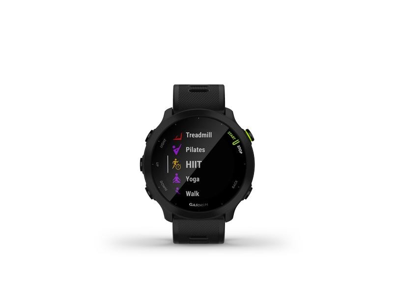 GARMIN Sportuhr Forerunner 55 Schwarz/Schwarz GPS-Laufuhr