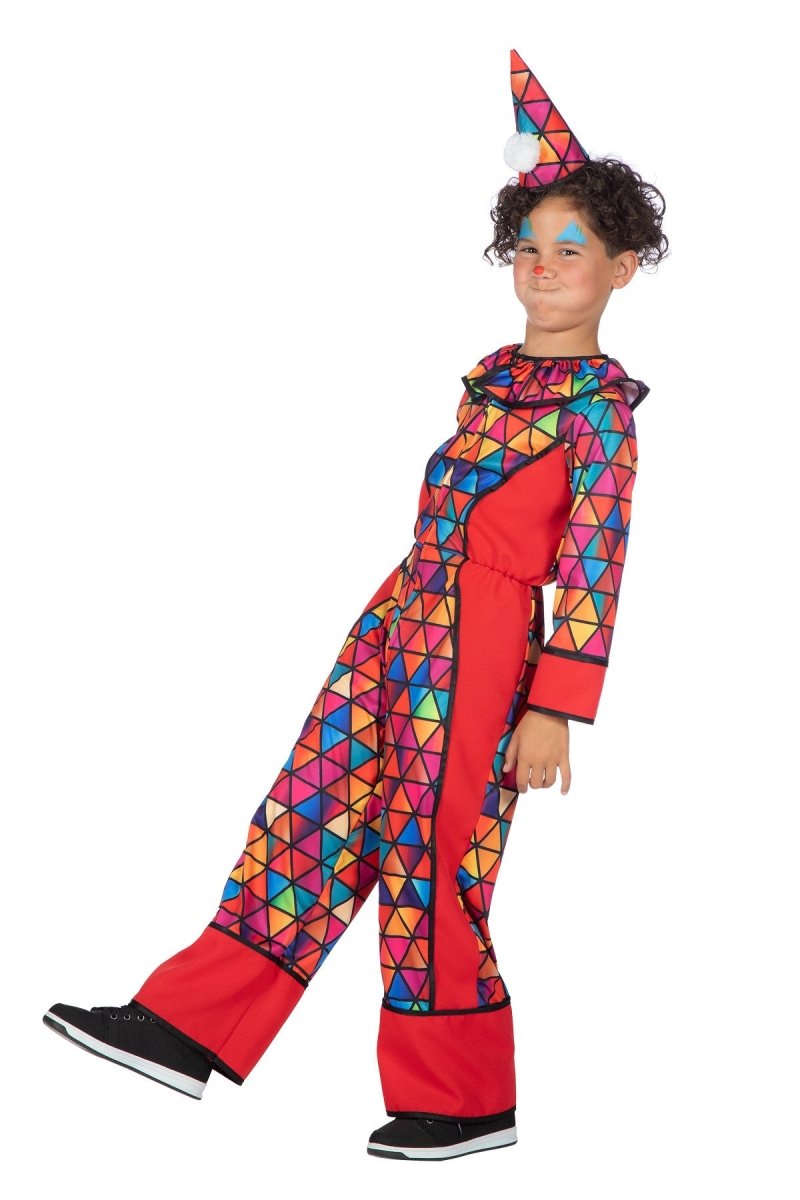 Clown Jumpsuit Gekleurd Kind