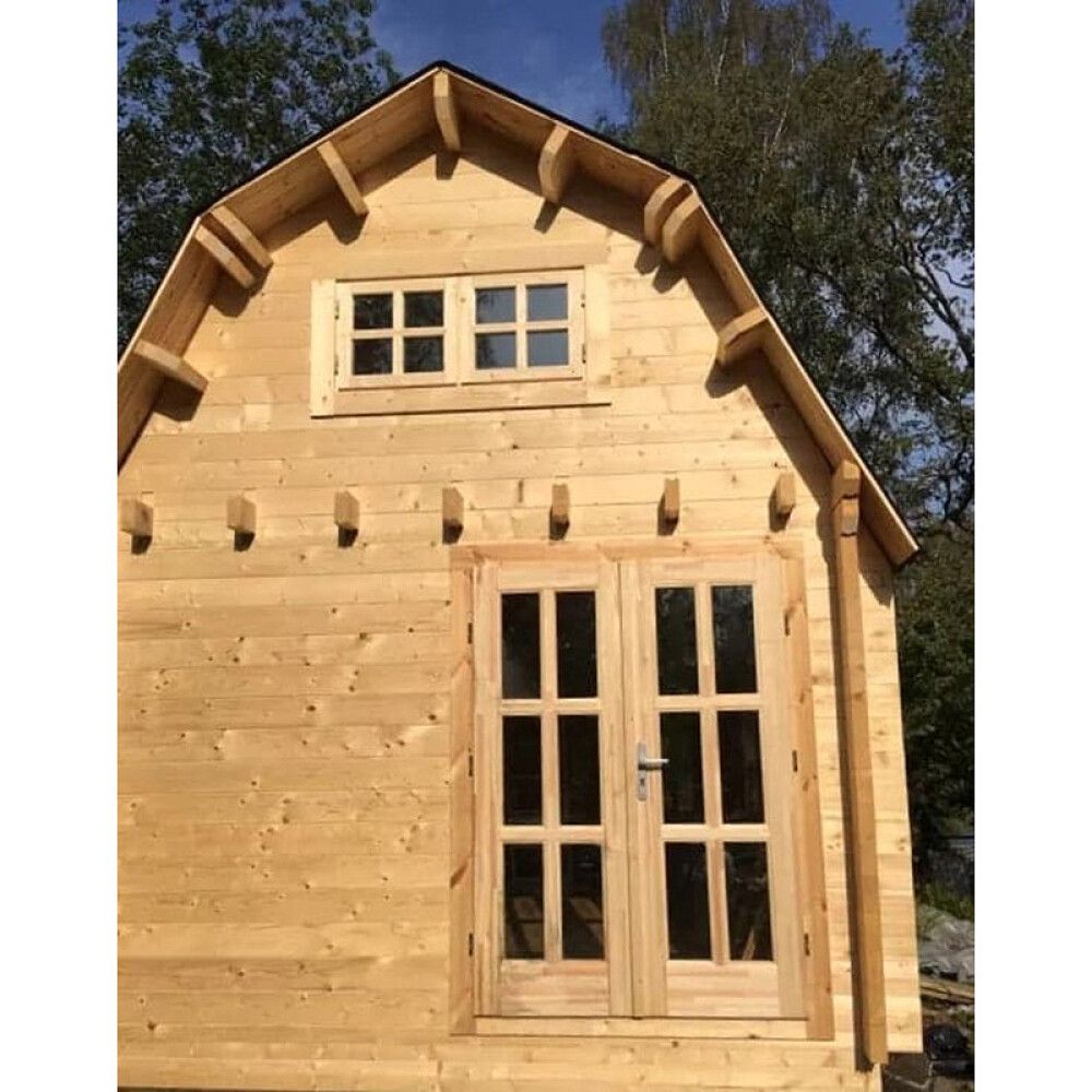 HYTTE JM STUGOR MANSARD TRETYKKELSE 90MM 30M²