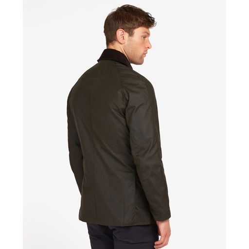 Barbour Ashby Wax Jakke, Olive, XL