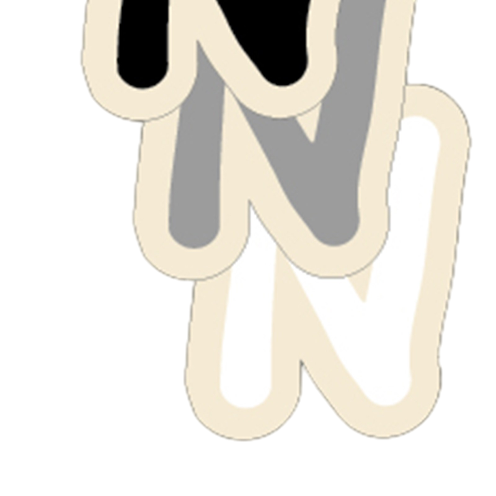 Buchstaben gross N