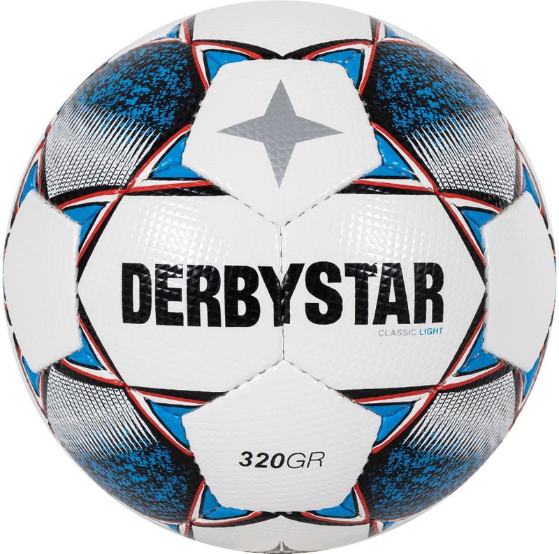 Derby Star - Classic Light II - Voetbal - Wit - Blauw - 320 gr