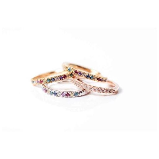 Sif Jakobs Jewellery Ellera Ring, Sølv Multi, 60