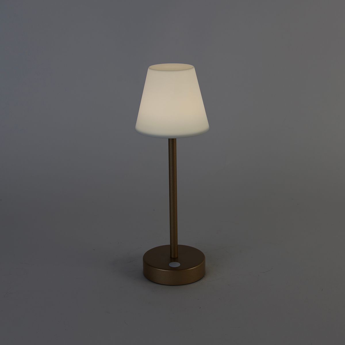 Tafellamp messing incl. LED oplaadbaar met touch dimmer - Renata