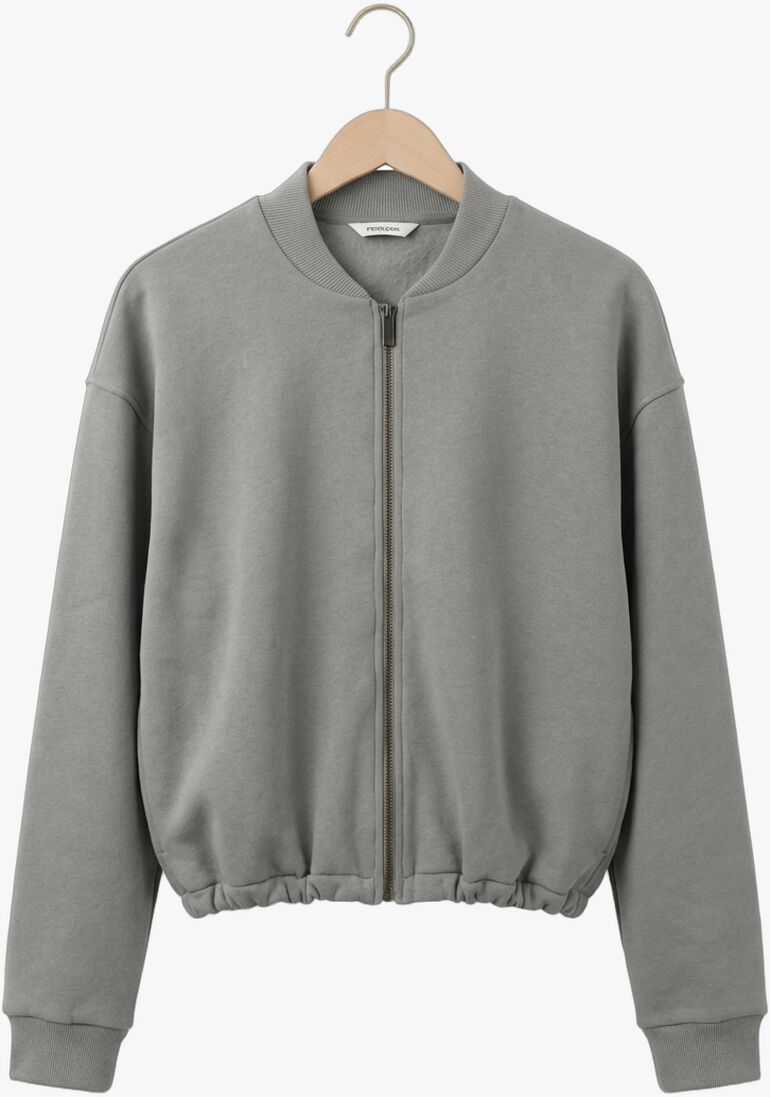 grijze penn & ink vest cardigan print