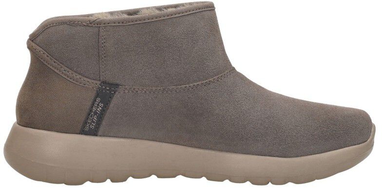 Skechers Enkellaarsjes Plat taupe