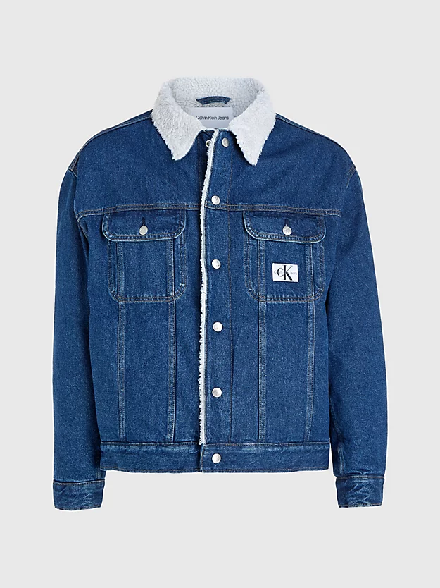 Jaqueta jeans Sherpa