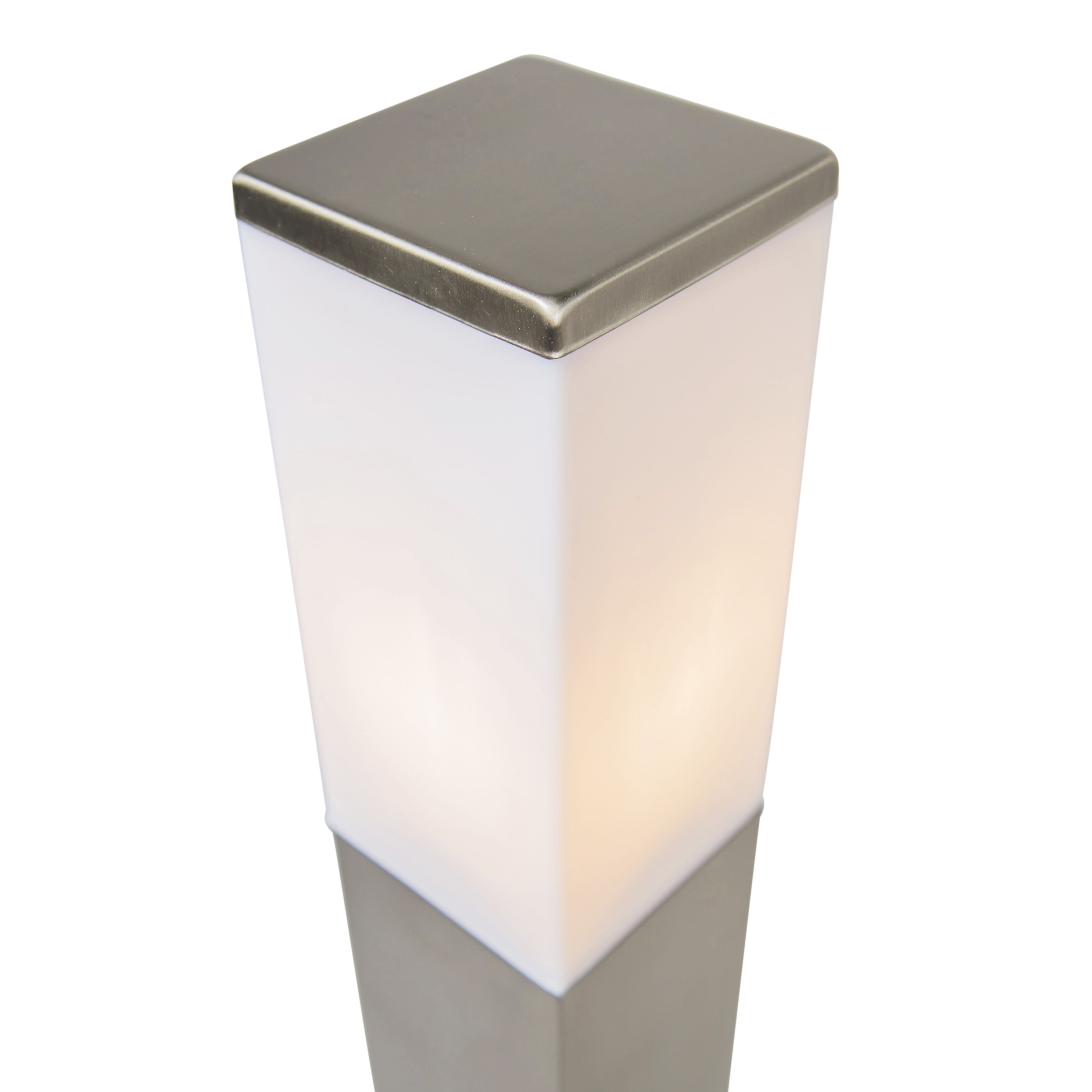Moderne buitenlamp paal staal 80 cm IP44 - Malios