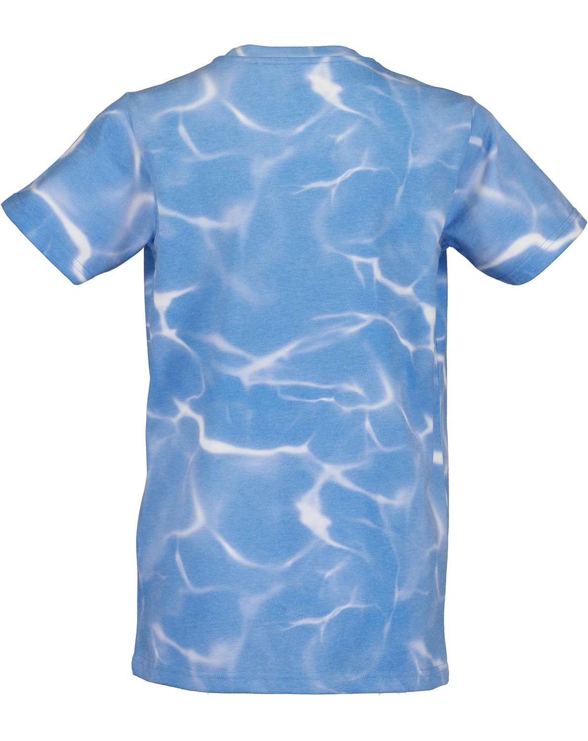 T-Shirt WEST COAST in cyan