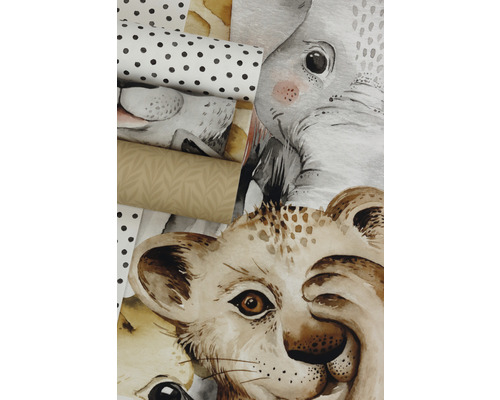 Vliesbehang 252521 Bambino XIX dieren grijsbruin