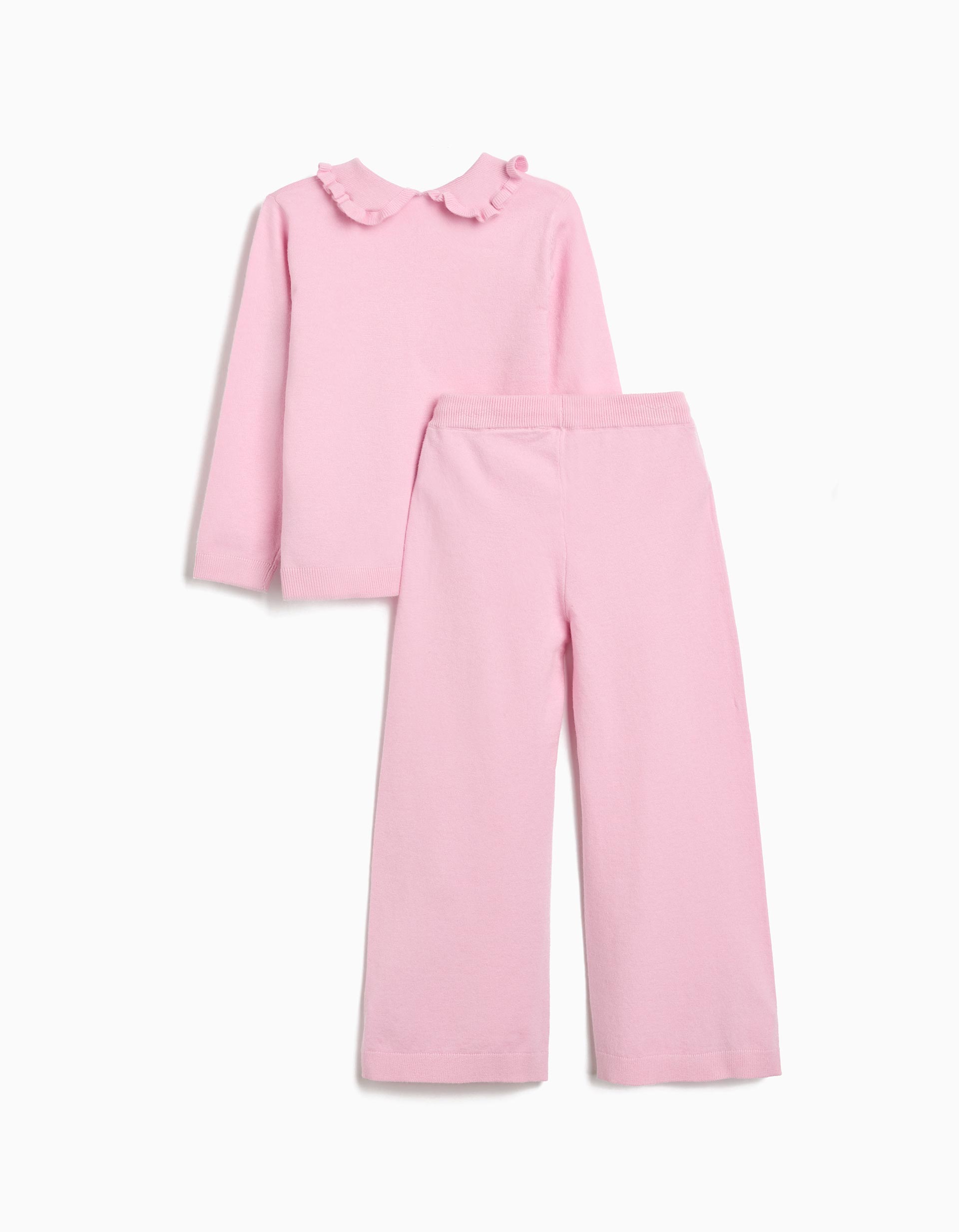 Conjunto Camisola e Calças, Menina, Rosa Claro