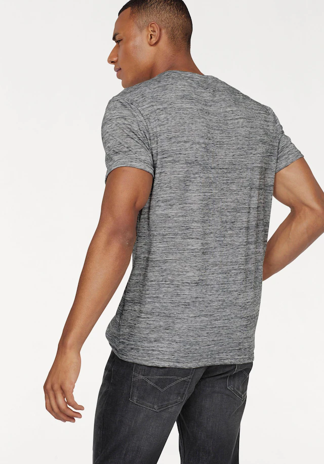 Bruno Banani T-Shirt , Kurzarm,  Slim Fit,  unifarben,  Rundhalsausschnitt