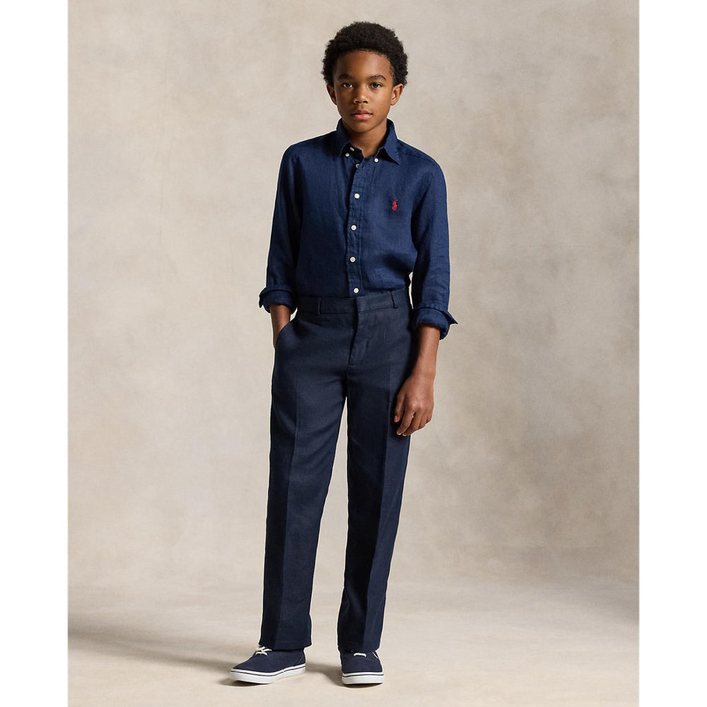 Køb Polo Ralph Lauren Newport Navy Sport Skjorte
