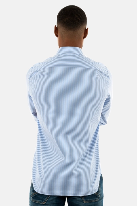 Chemise lacoste ch2936 f6z blanc/panorama
