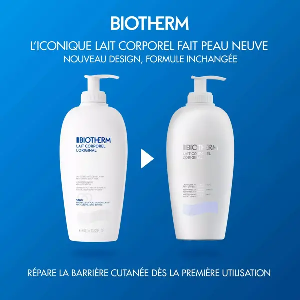 Loção Corporal Biotherm Original Anti-Ressecamento, Hidratação 48h, 400ml