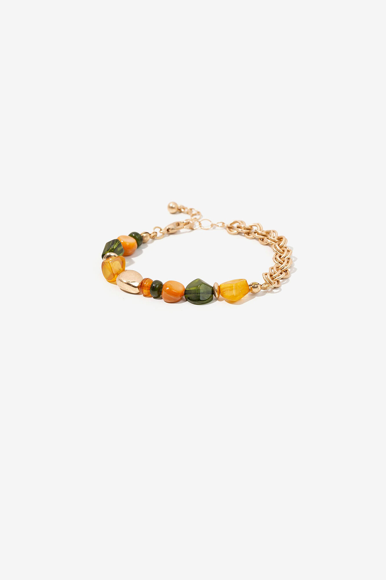Pulseira com madrepérola amarela