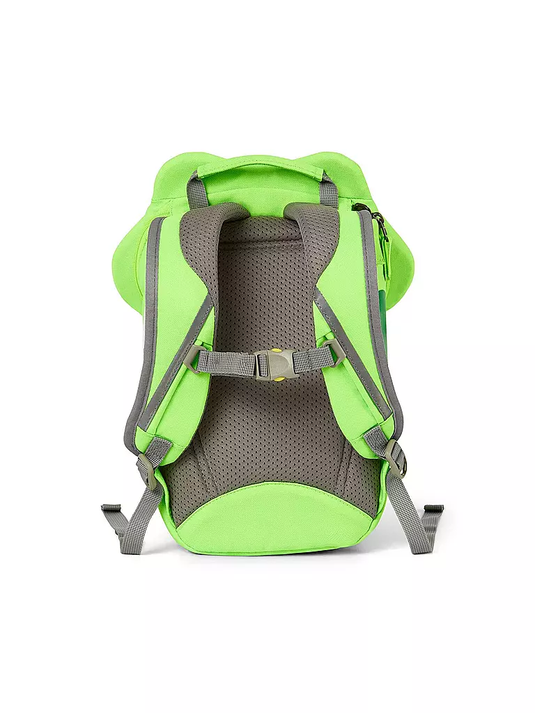 AFFENZAHN Kinder Rucksack Kleine Freunde Neon - Frosch grün