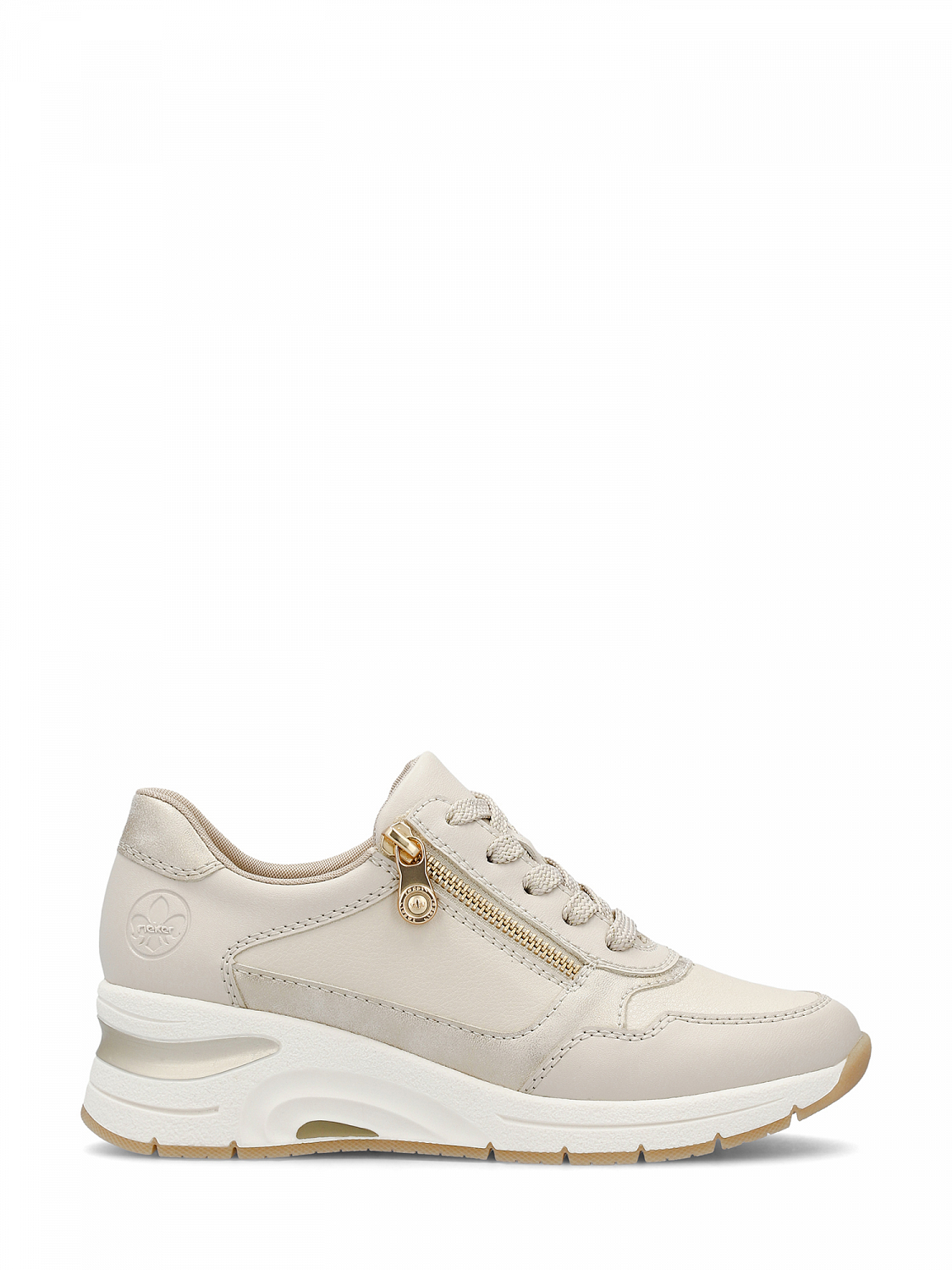 Rieker Reflect Leather Zip Sneaker