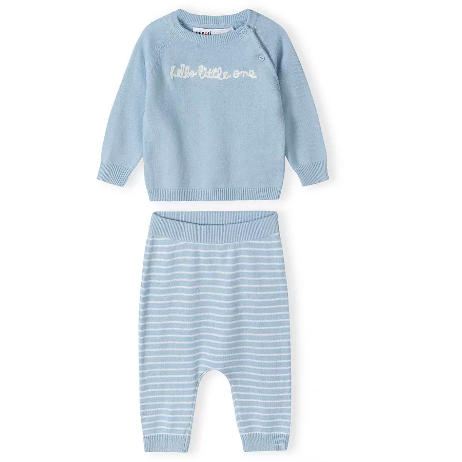 MINOTI Longsleeves & Leggings Hellblau