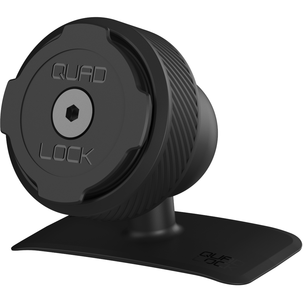 Quad Lock - Support adhésif Tableau de Bord Noir