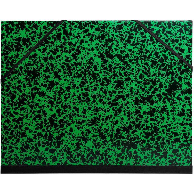 Carton à dessin Annonay avec élastiques 28x38 cm - Pour format B4 - Vert