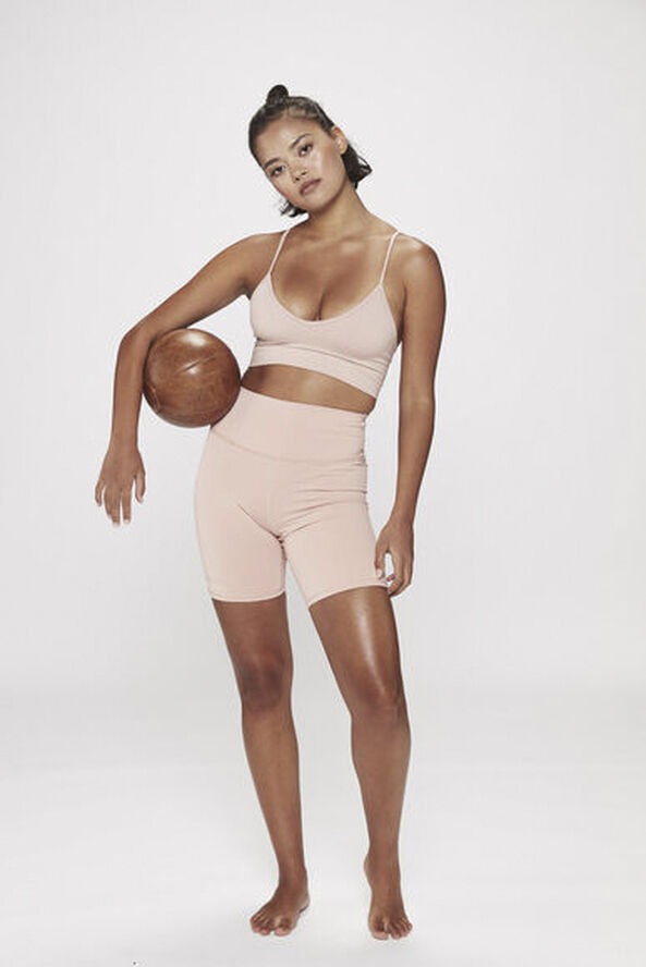 Carite High Waist Short tights Pink