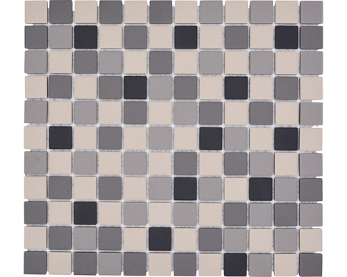 Keramisch mozaïek CU 010 30,2x33 cm mix grijs/zwart/beige