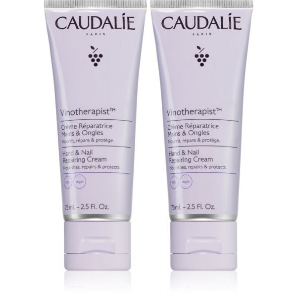 Caudalie Vinotherapist Creme Reparador Mãos e Unhas 2x75ml
