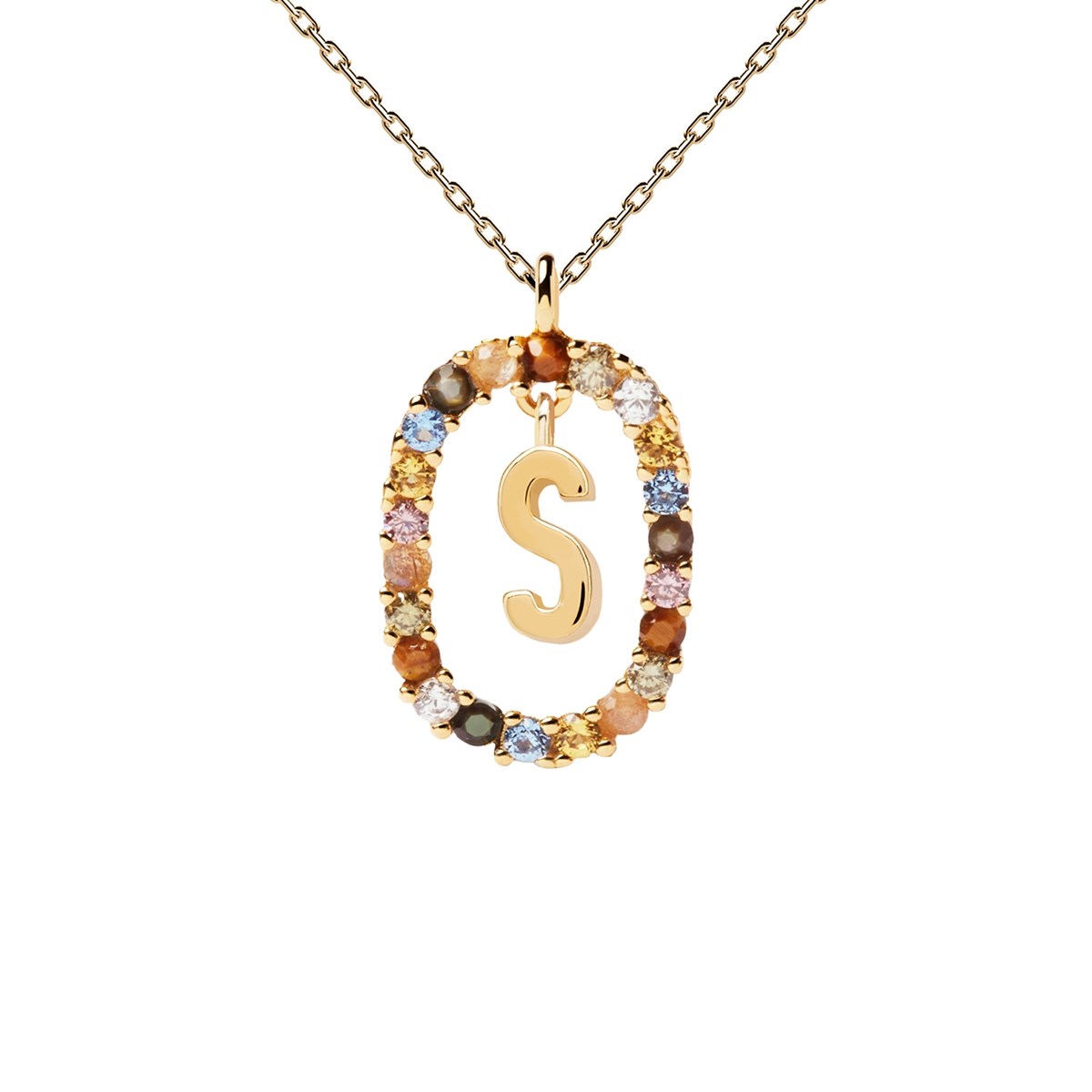 Collier PDPaola Lettre S Collection New Letters
