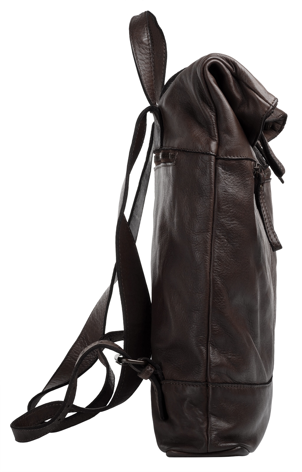 forty° Tagesrucksack echt Leder, Made in Italy
