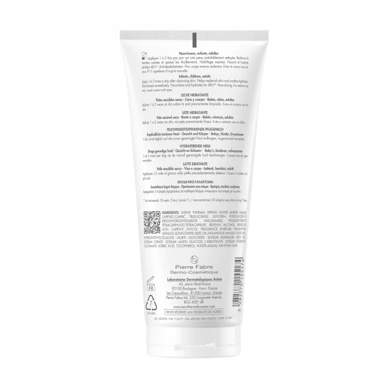 XeraCalm Nutrition Lait Hydratant - Visage et Corps - 200ml