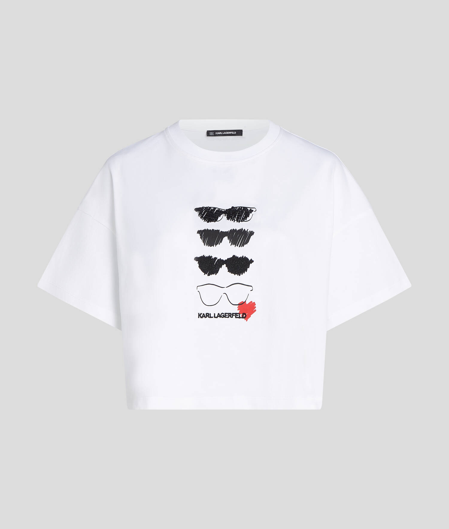 T-SHIRT BOXY LUNETTES DE SOLEIL