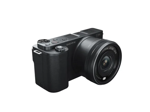 EASYPIX | Megapixel 64 MP | Digital zoom 4x x | ISO sensitivity (max) 3200 | Wi-Fi | Juodas