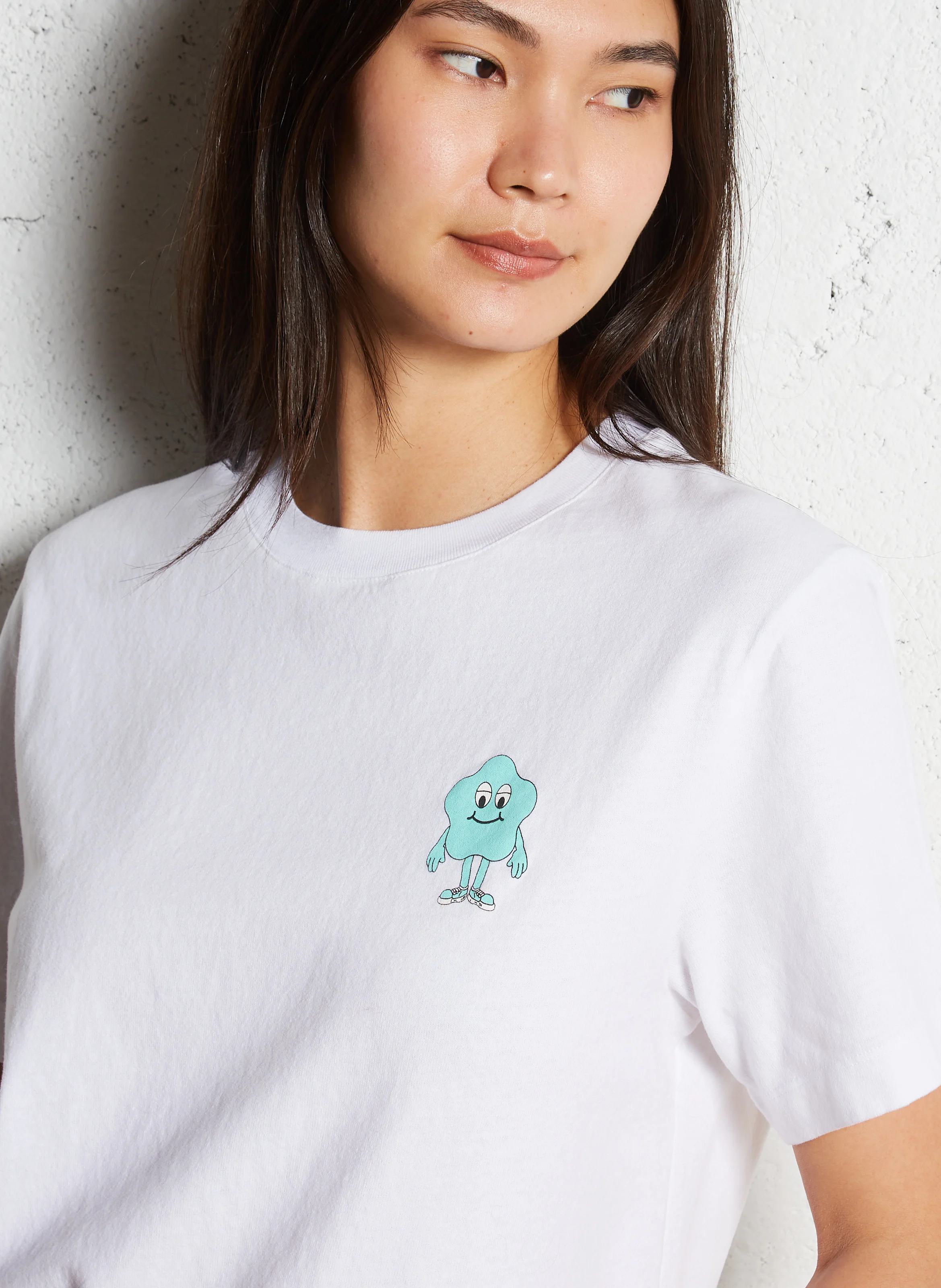 YKOBOW - Tee-shirt imprimé en coton | Blanc