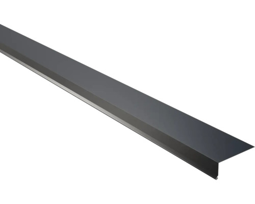 PRECIT 95° gootbeugel voor trapeziumplaat W20 antracietgrijs RAL 7016 2000 mm x 80 mm x 30 mm