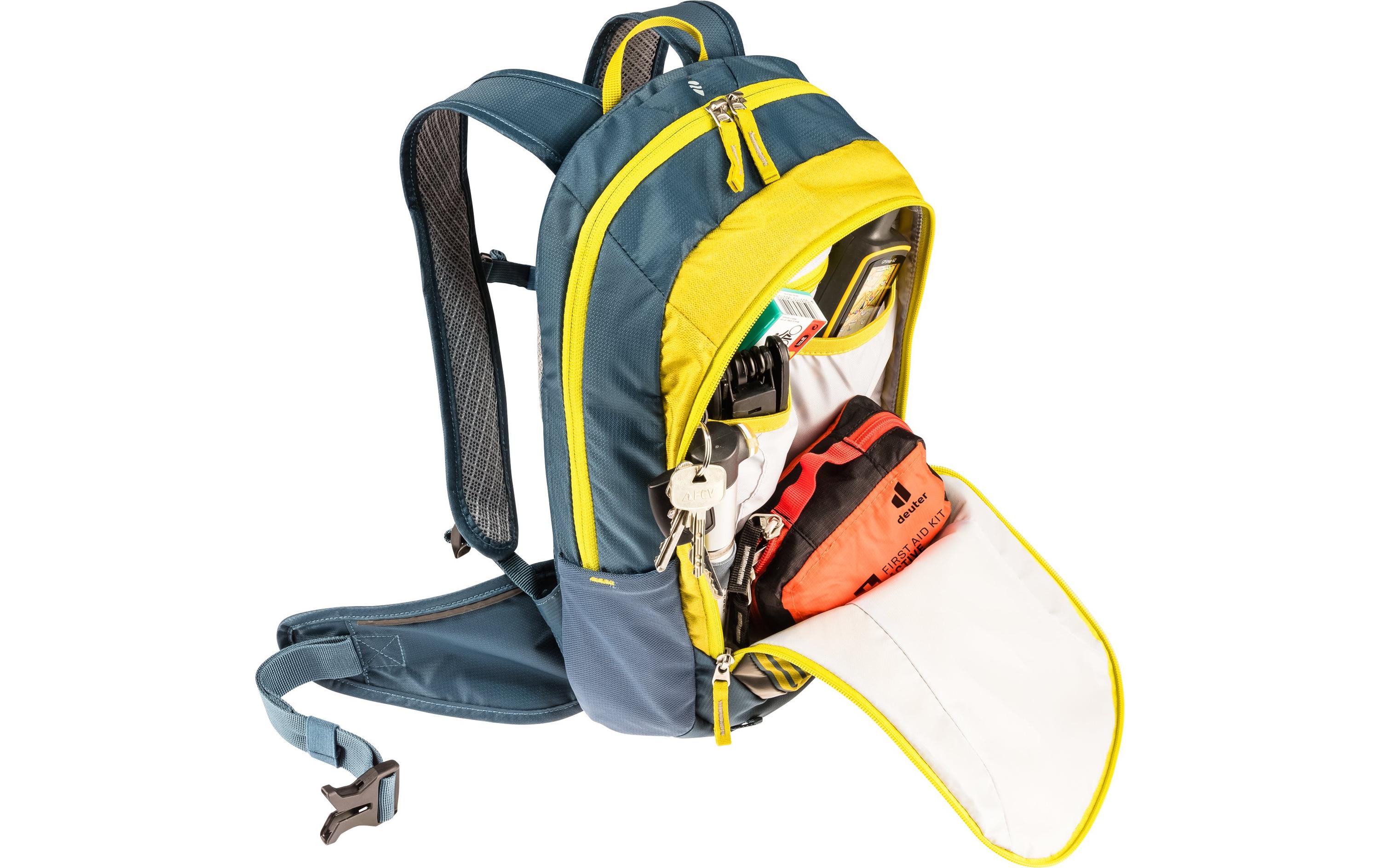 Rucksack Compact 8 JR Gelb/BlaugrauMountainbike-Rucksack