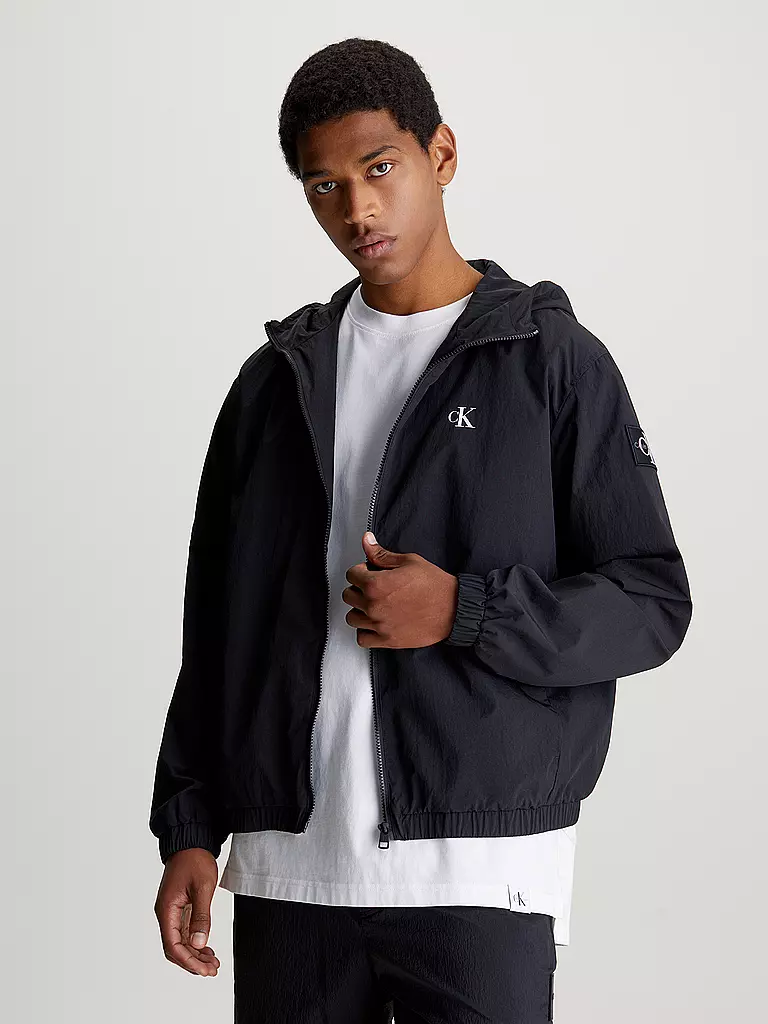 CALVIN KLEIN JEANS Windbreaker schwarz