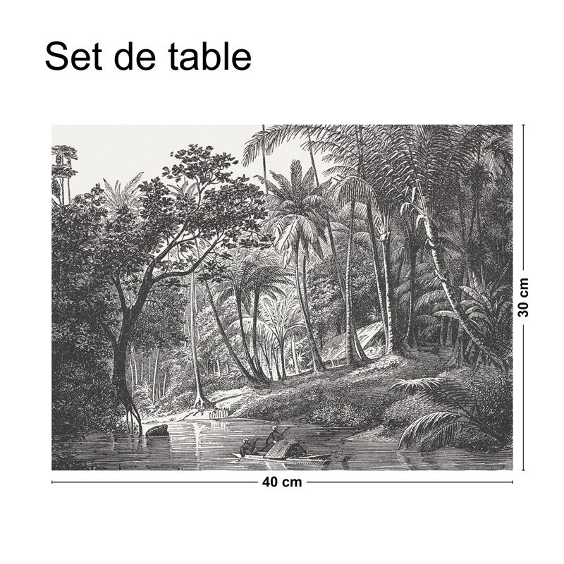 Lot de 4 sets de table L 40xl 30cm - TAMBAPANNI 99deco