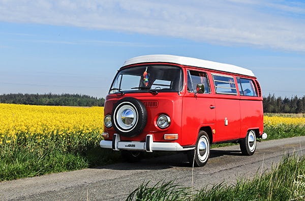 VW Bulli fahren Wees