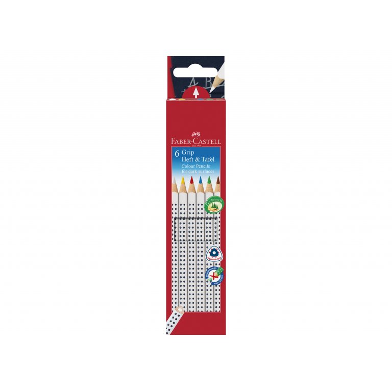 Faber-Castell Kreidestifte Grip Heft & Tafel, Set